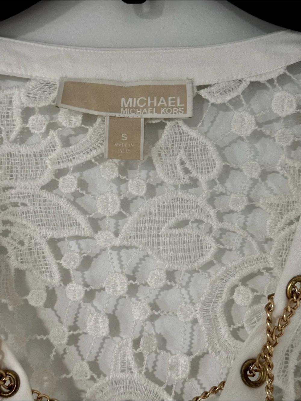 Michael Kors White Lace Dress